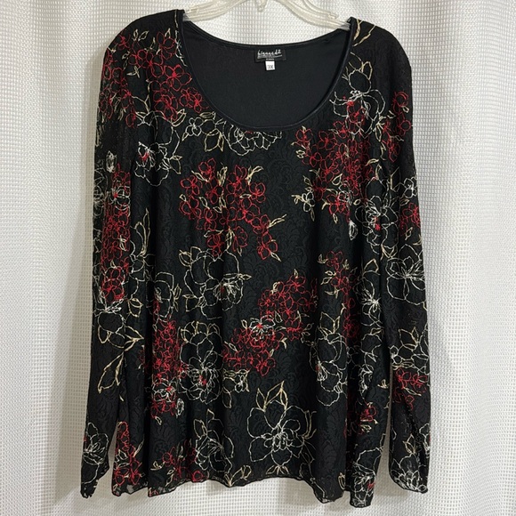 b.i.g.a.g.c.d.a Tops - MWT b.i.g.a.g.c.d.a. Long sleeve top. Size 3X